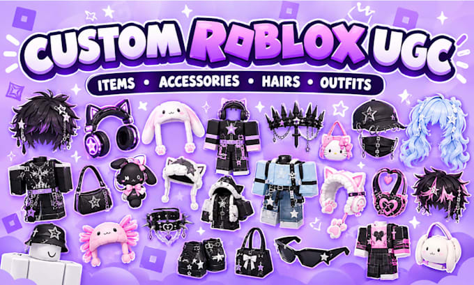 create roblox ugc accessories, hairs and outfits