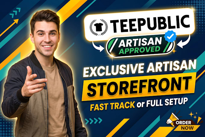 set up a 100 percent artisan store for you