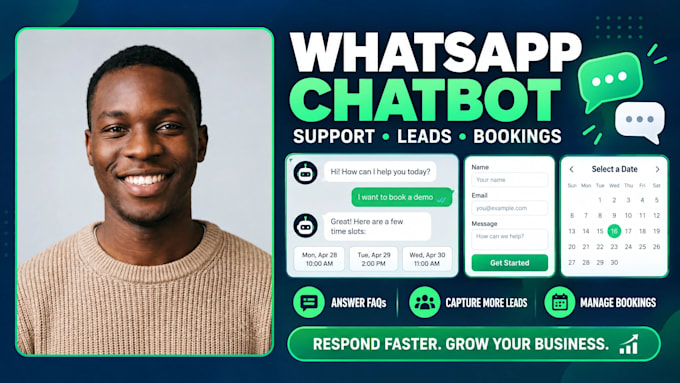 build a whatsapp chatbot for customer support leads or bookings
