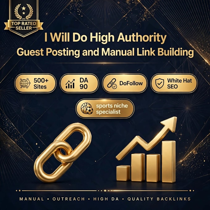 do guest posting and manual link building