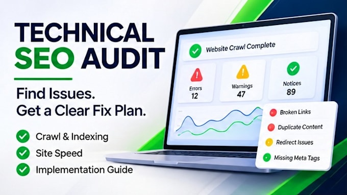 do a complete technical SEO audit and find website issues