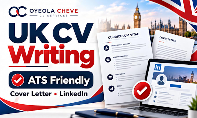 write an ats friendly UK CV and cover letter