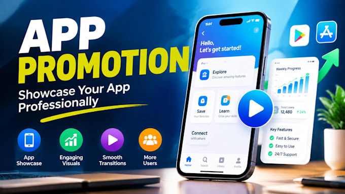 create a professional app promotion video for your app