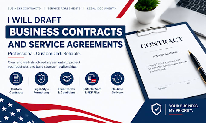 draft professional business contracts and service agreements