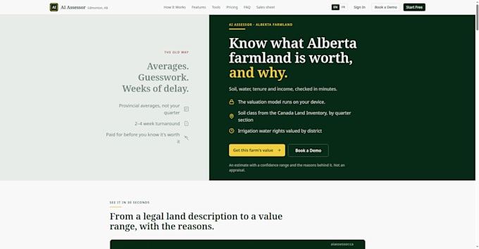 build a personal portfolio website for executives and founders