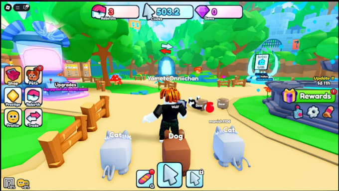 create a custom roblox simulator or tycoon game, roblox game