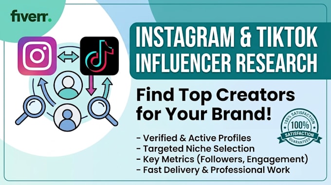 do influencer research and instagram tiktok lead generation