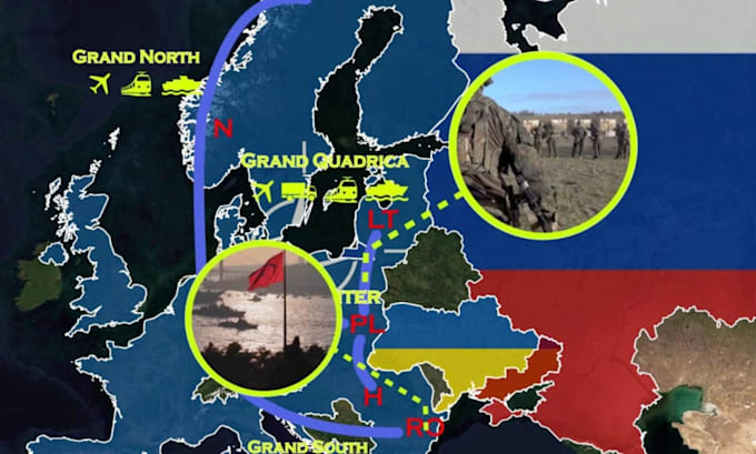create vox style map animation for ducumentary geopolitics videos