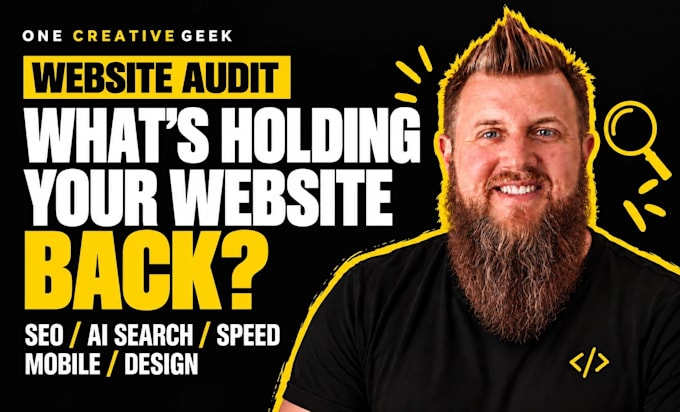 audit your website for SEO, ai search, speed and design and fix issues