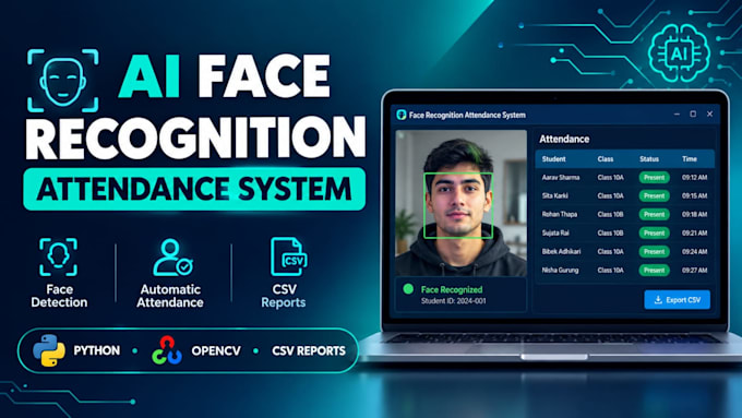build a python opencv face recognition attendance system