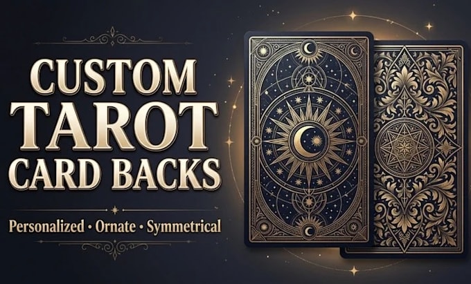 design custom tarot card backs