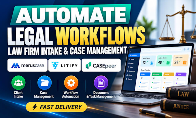 automate legal workflow lawfirm intake case management meruscase litify casepeer