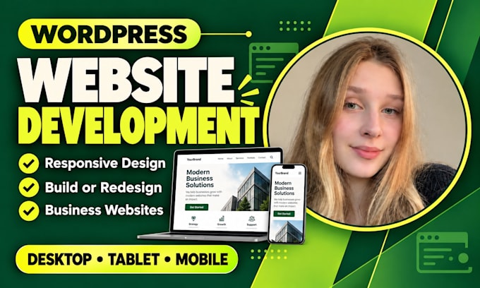 build a professional wordpress website for your services