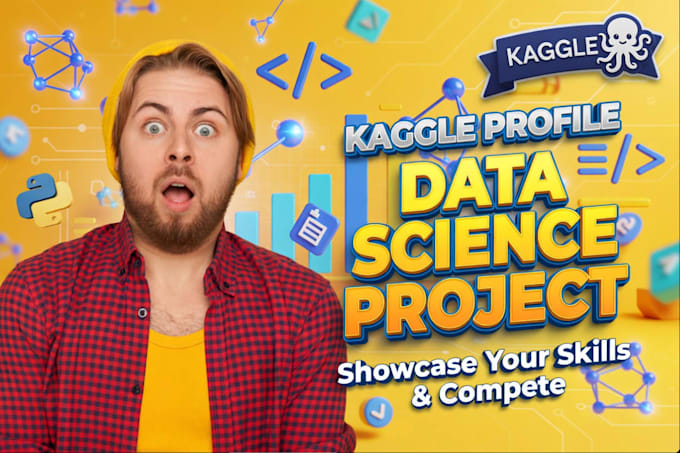 provide kaggle profile and data science project promotion