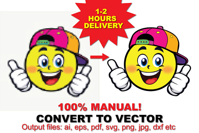 convert image to vector file,  vectorize image