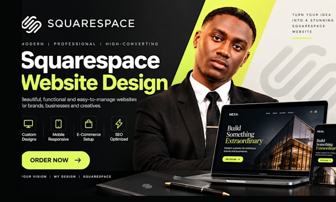 build squarespace website, design squarespace website, redesign squarespace site