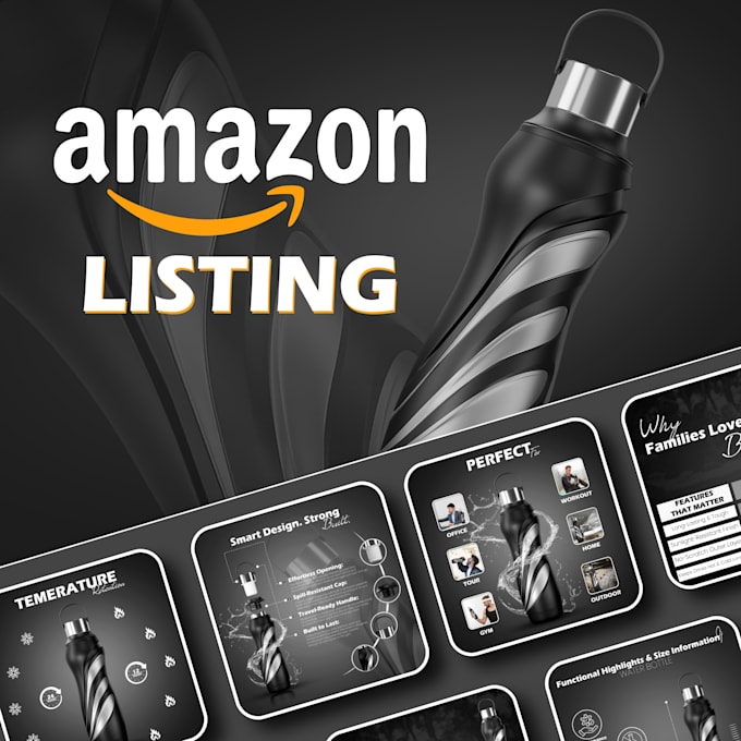 design amazon listing images and infographics