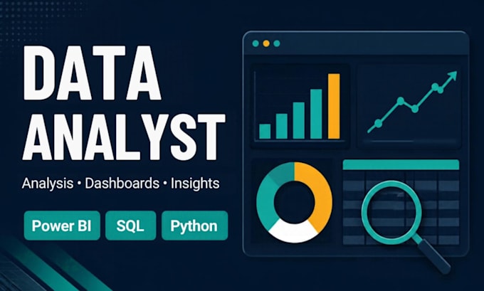 be your data analyst for data analysis, dashboards and insights