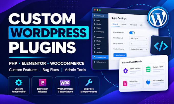 develop a custom wordpress plugin in PHP