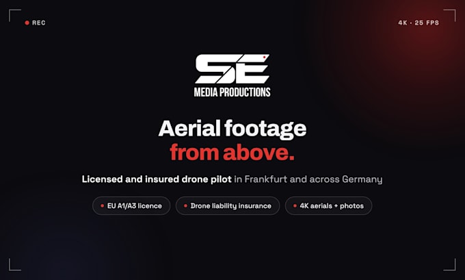 be your drone pilot in frankfurt and germany