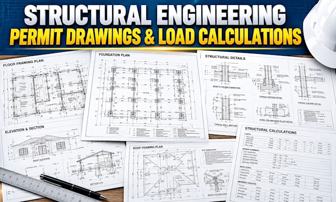 be florida,georgia,texas,ca structural engineer permit drawing stamp, load calcs