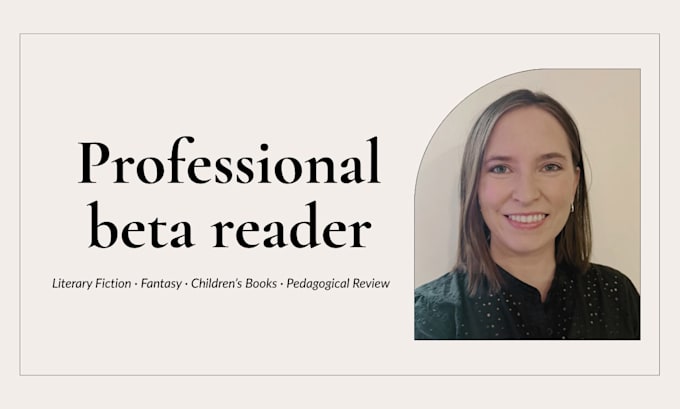 beta read your fiction manuscript