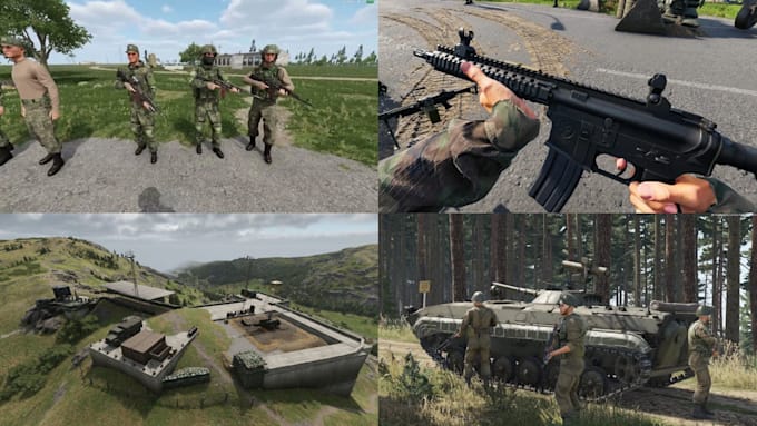 arma reforger server setup, mods, weapons and map creation