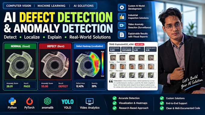 computer vision, defect and anomaly detection ai solutions