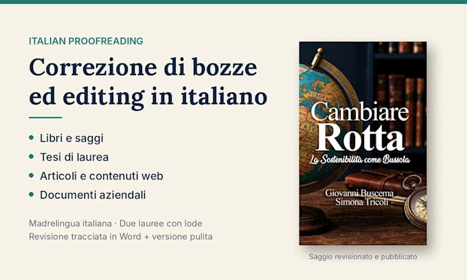proofread and edit your italian text