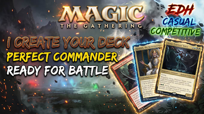 craft the ultimate competitive or casual mtg commander  deck