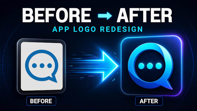 redesign your mobile app logo for android and ios