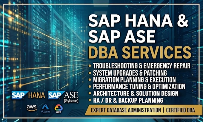 provide sap hana and ase db consulting