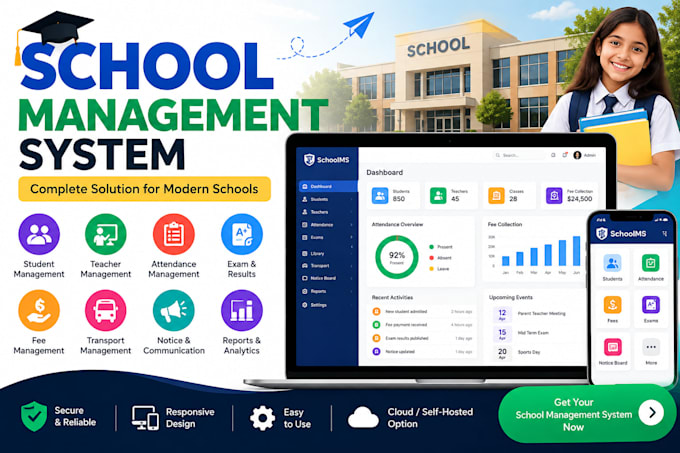 do online school management system