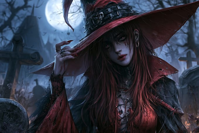 draw or horror character illustration