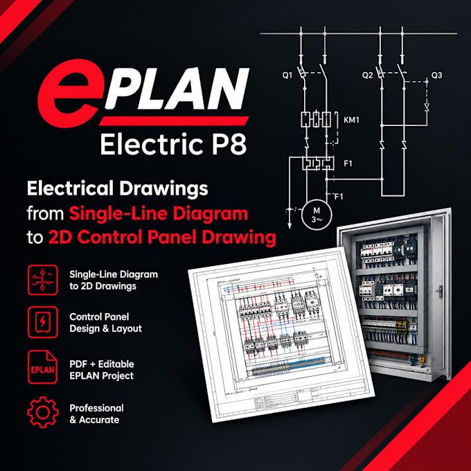 convert your single line diagram into a 2d control panel