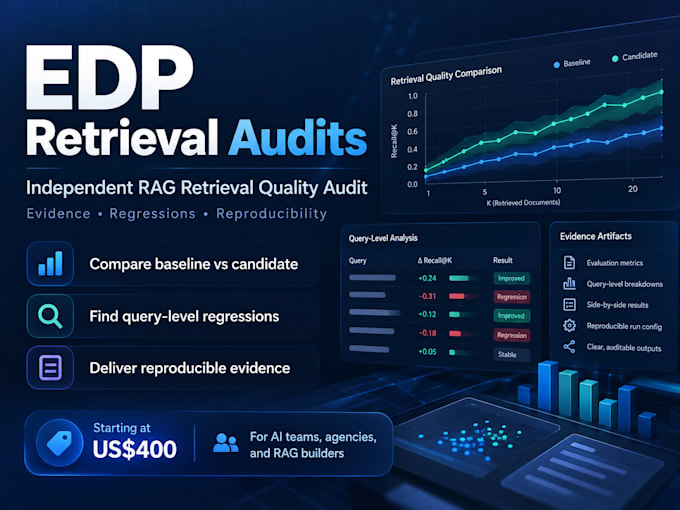 audit your rag retrieval quality and identify regressions