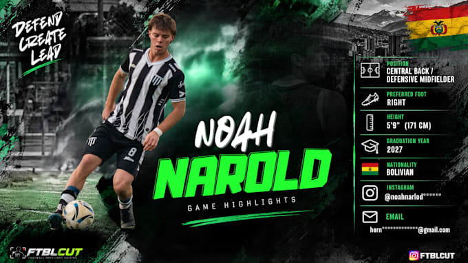 create a soccer highlight video for college recruiting