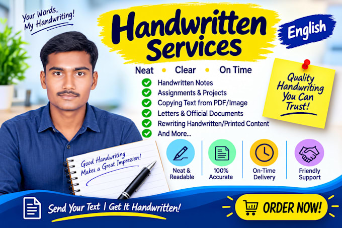 do neat handwritten assignment jobs