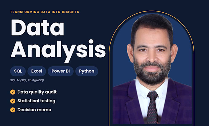 be your data analyst