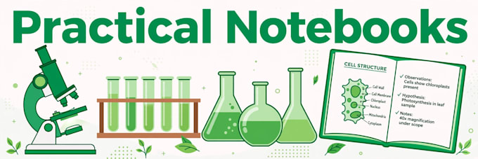 write biology practical notebook for matric and fsc