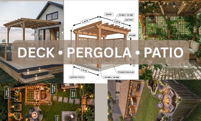 prepare deck pergola and patio cover permit drawings