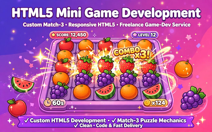 develop a custom html5 javascript mini game with canvas