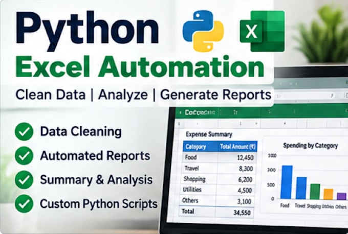 automate excel tasks and generate reports using python