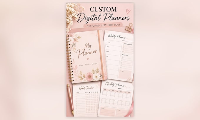 design custom digital planners and calendars