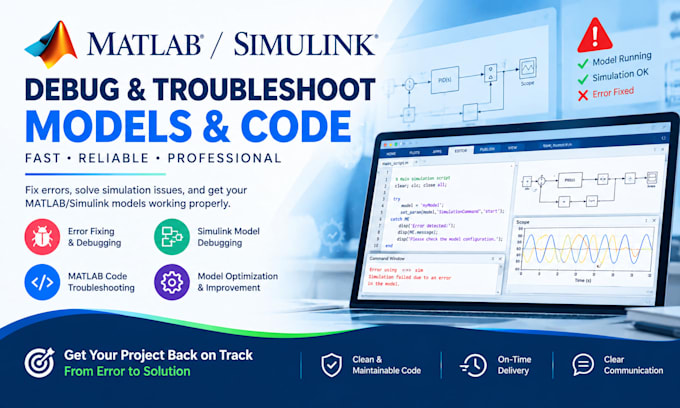 debug and troubleshoot matlab simulink models and code