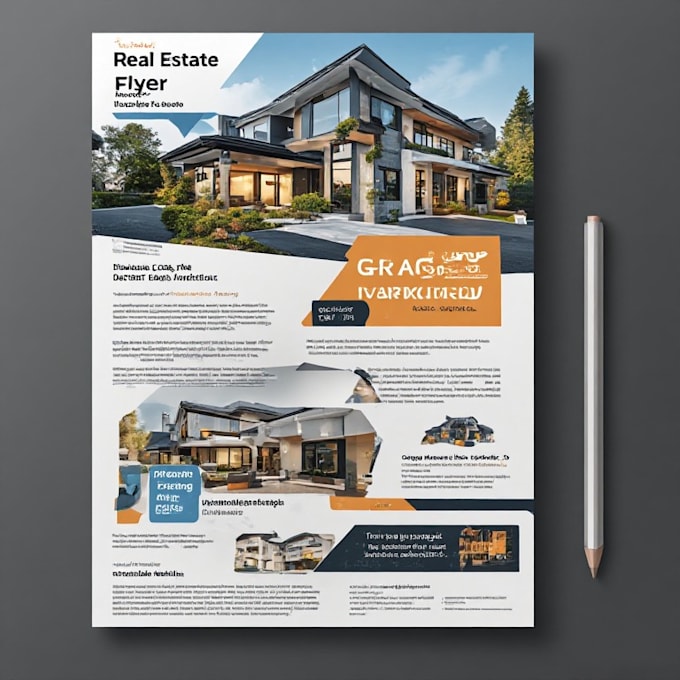 design stunning real estate flyer