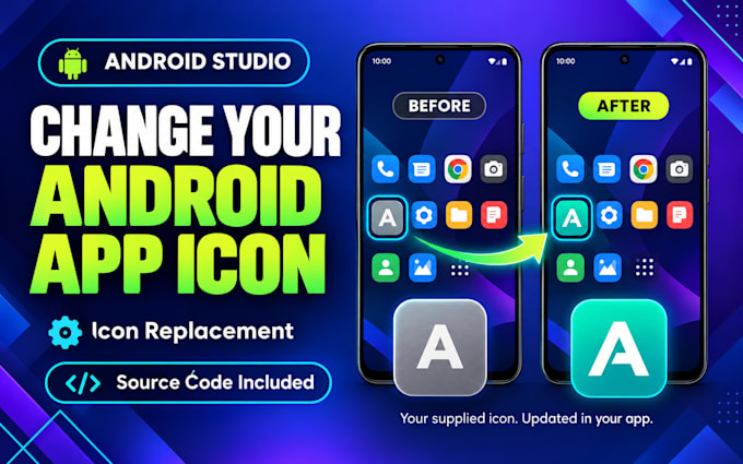 change your android app icon in android studio