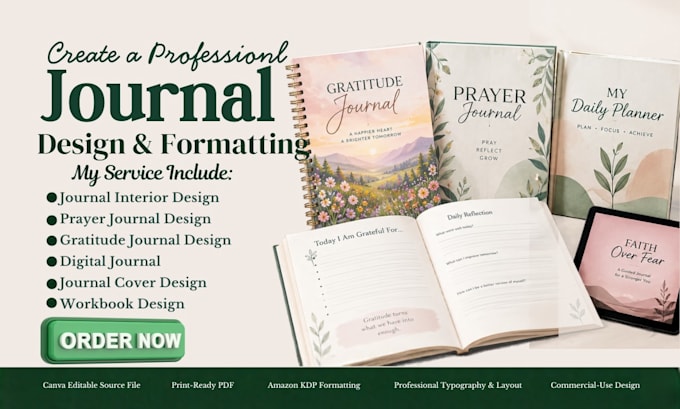do canva journal design journal formatting prayer journal design workbook design