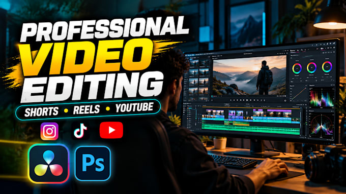 do professional video editing