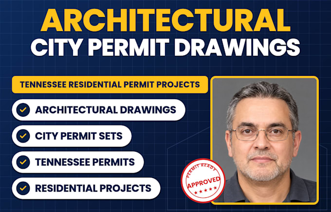 do architectural city permit drawings for tennessee residential permit projects